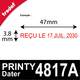 Tampon dateur multiformules Trodat Printy Dater 4817A