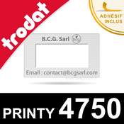Empreinte pour tampon dateur Trodat Printy 4750