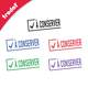 Cachet spécial documents clients avec annotation À CONSERVER