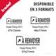 Timbre formule À RENVOYER disponible en plusieurs couleurs d'encre