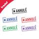 Cachet avec encreur ANNULÉ