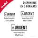 Timbre automatique avec la formule URGENT de marque Trodat