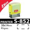 Tampon personnalisable Shiny Printer S-852