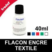 Encre blanche à tampon pour textiles et tissus