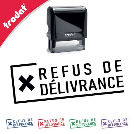 Tampon encreur REFUS DE DÉLIVRANCE