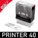 Remplacement de la cassette d'encrage sur le timbre Colop Printer 40