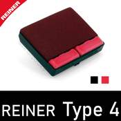 Recharge d'encre Reiner Type 4 avec coussins encreurs