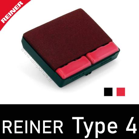 Recharge d'encre Reiner Type 4 avec coussins encreurs