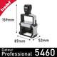 Dimensions du dateur Trodat Professional 5460