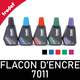 Flacon d'encre à réencrer Trodat - Noir, Bleu, Rouge, Vert, Violet