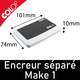 Dimensions extérieures de l'encrier Make 1 de chez Colop