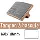 Tampon à bascule 160x110mm