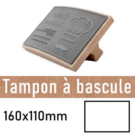 Tampon à bascule 160x110mm