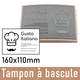Imprimez facilement vos sacs en papier ou vos cartons avec ce tampon à bascule