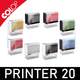 Colop 20 disponible en 8 couleurs de boitier différentes