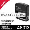 Tampon num&eacute;roteur 13 bandes Trodat Printy 48313