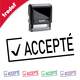 Tampon formule "accepté" Trodat Printy 