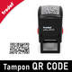 Aperçu d'impression du tampon spécial code QR