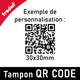 Exemple de personnalisation du cachet qrcode