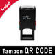 Tampon qr code, qualité Trodat, tampon robuste et compact 