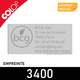 Empreinte pour Colop 3400