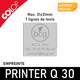 Empreinte pour Colop Printer Q 30