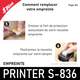 Coller la nouvelle empreinte sur votre Shiny S836