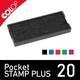 Réserve d'encre pour tampon de poche Colop Pocket Stamp Plus 20