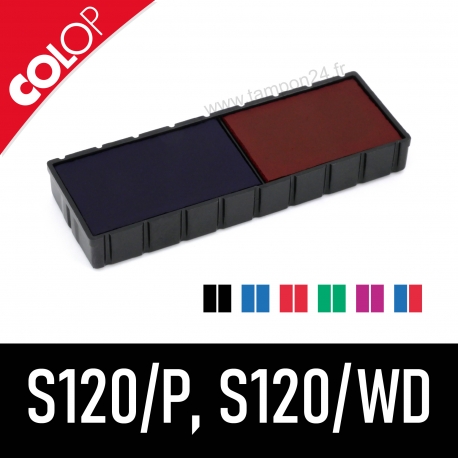 Cassette d'encrage bicolore Colop E/12