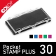 Cassette d'encre pour Colop Pocket Stamp Plus 30 avec son couvercle de protection