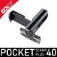 3. Mécanisme basculant du tampon encreur portable Colop Pocket Stamp Plus 40